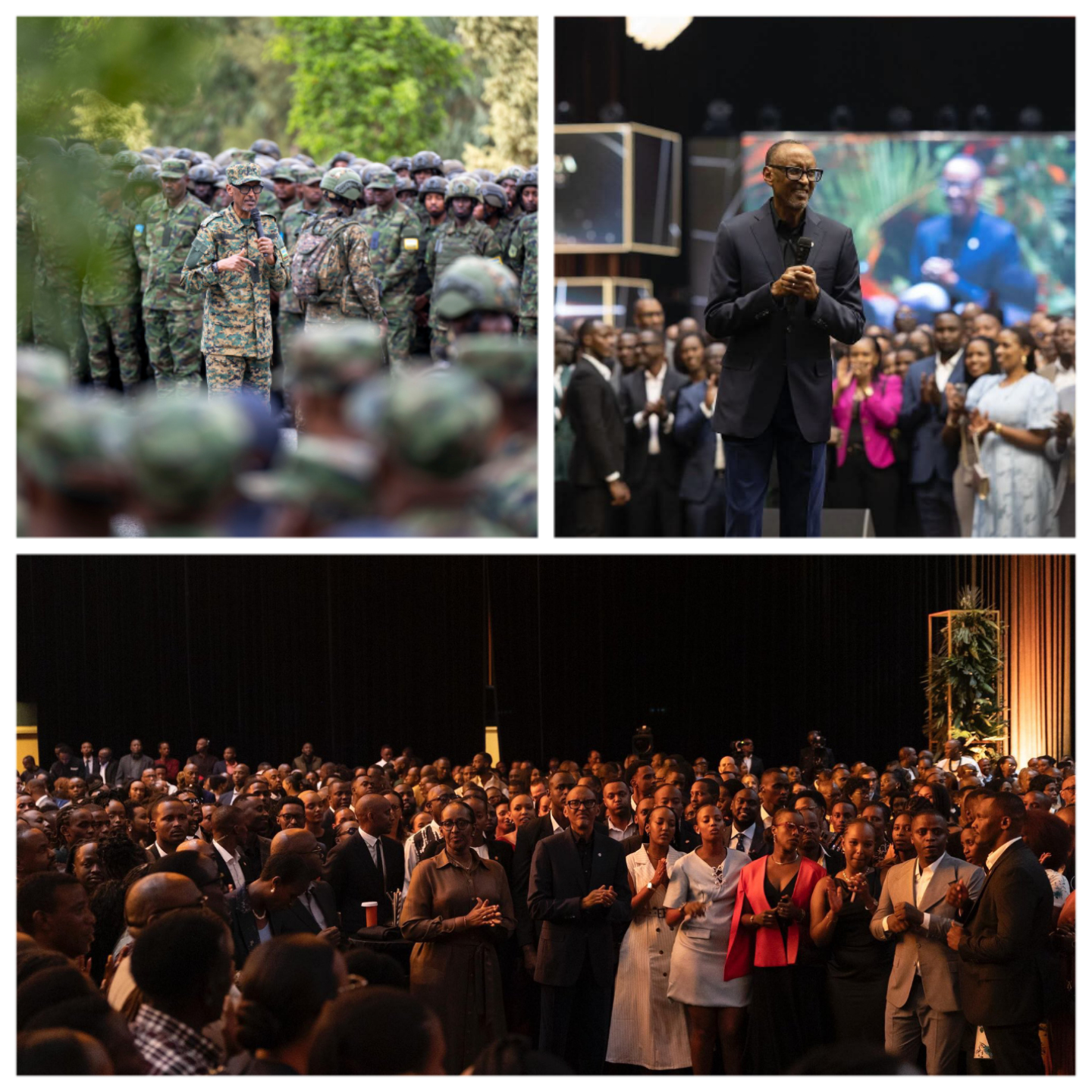 Perezida Kagame yashimiye Ingabo z’u Rwanda, asangiza abantu umwaka