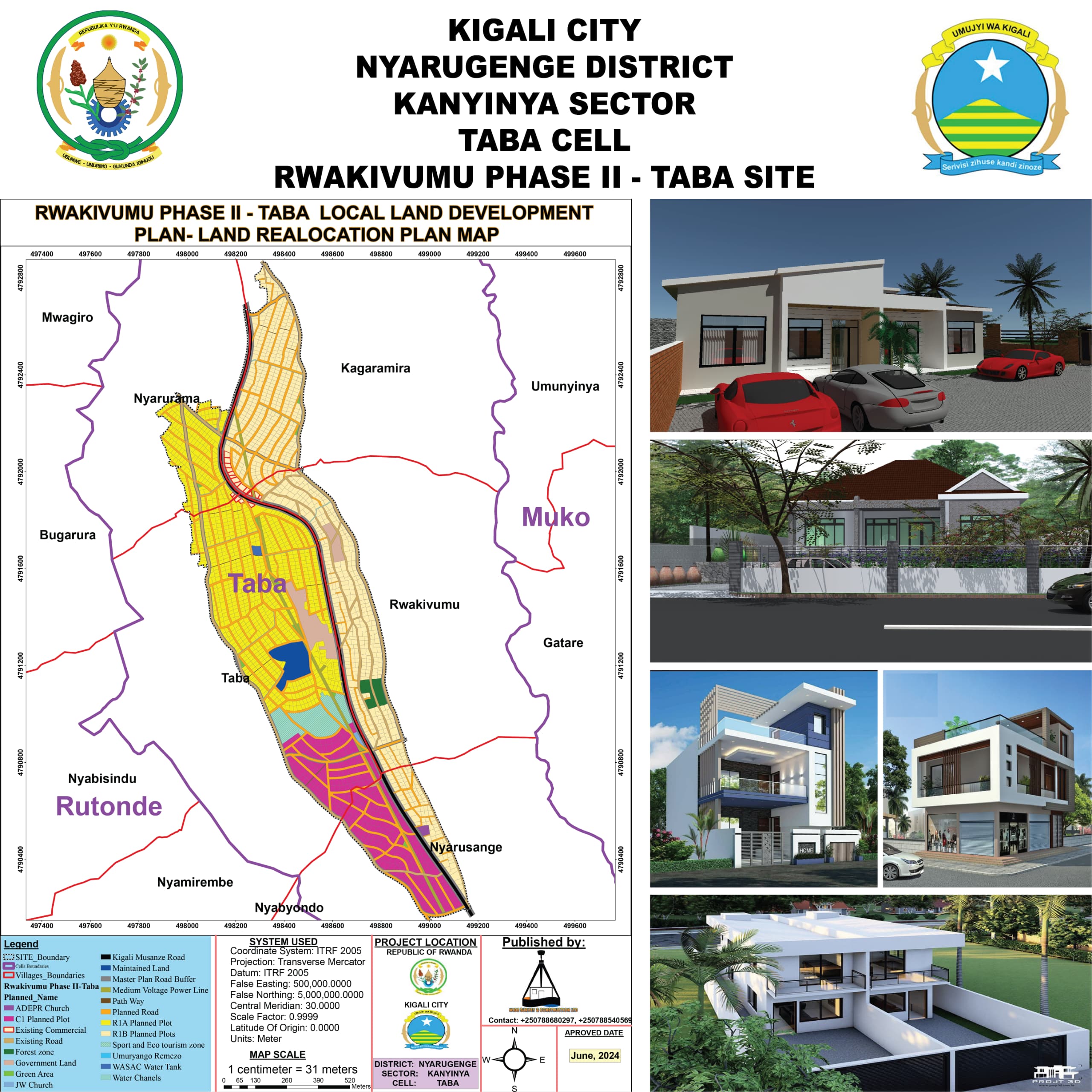 Site ya Rwakivumu II i Nyarugenge yamurikiwe abifuza gutura ahatuje