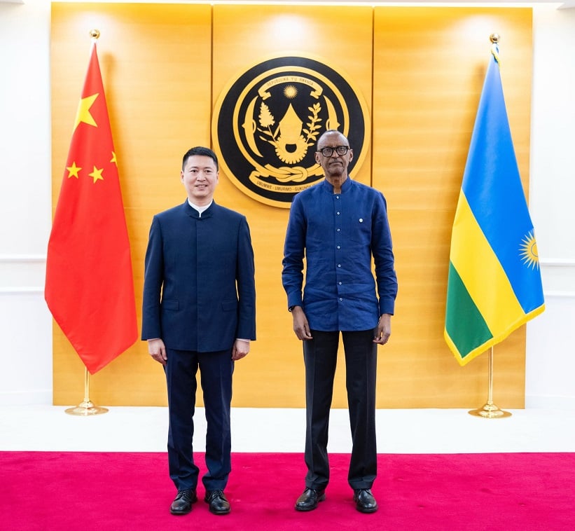 President Kagame Receives Credentials from New Chinese Ambassador to Rwanda